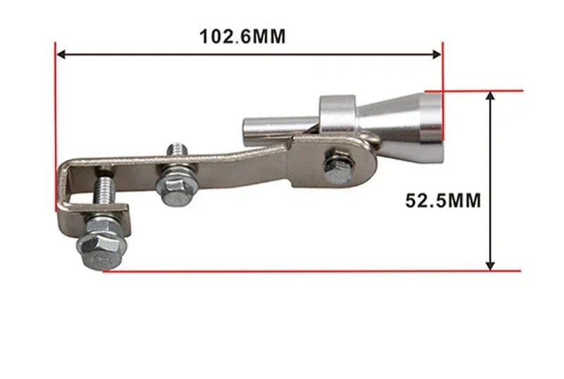 Ponteira de Escape Ronco Esportivo e Turbinado 18mm Universal - RONCOPOWER