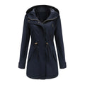 Trench Coat BERNAGARCIA® em Poliéster com Capuz – Elegância Leve para o Dia a Dia