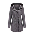 Trench Coat BERNAGARCIA® em Poliéster com Capuz – Elegância Leve para o Dia a Dia