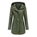 Trench Coat BERNAGARCIA® em Poliéster com Capuz – Elegância Leve para o Dia a Dia