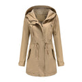 Trench Coat BERNAGARCIA® em Poliéster com Capuz – Elegância Leve para o Dia a Dia