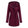 Trench Coat BERNAGARCIA® em Poliéster com Capuz – Elegância Leve para o Dia a Dia